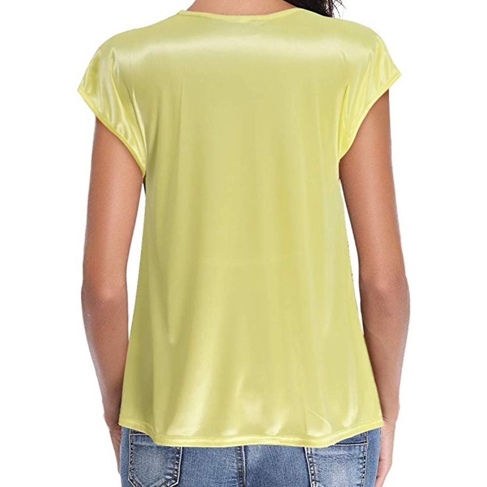 3/$25 Lecceca Gold Front Sequin Top T-Shirt Style - Picture 2 of 8